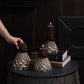 Geodara Candle Holder - Silver