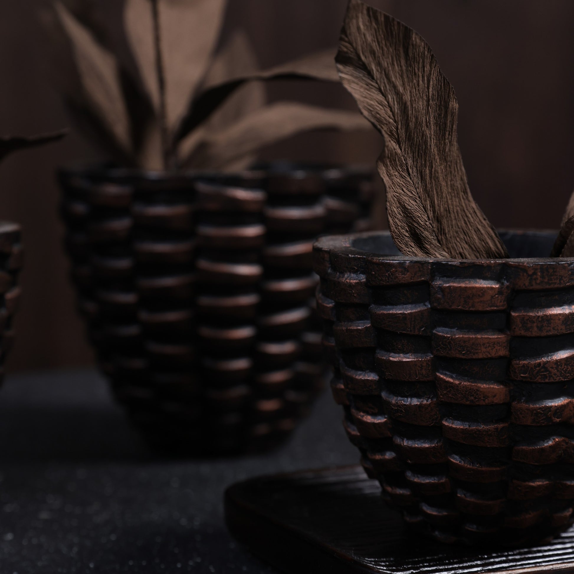 Pineara Succulent Holders - Copper