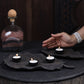 Folia Candle Plate - Brown