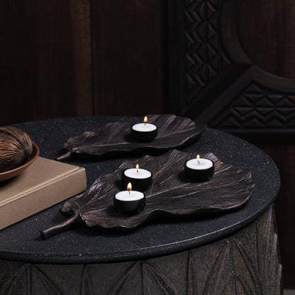 Folia Candle Plate - Copper