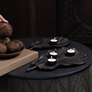 Folia Candle Plate - Copper