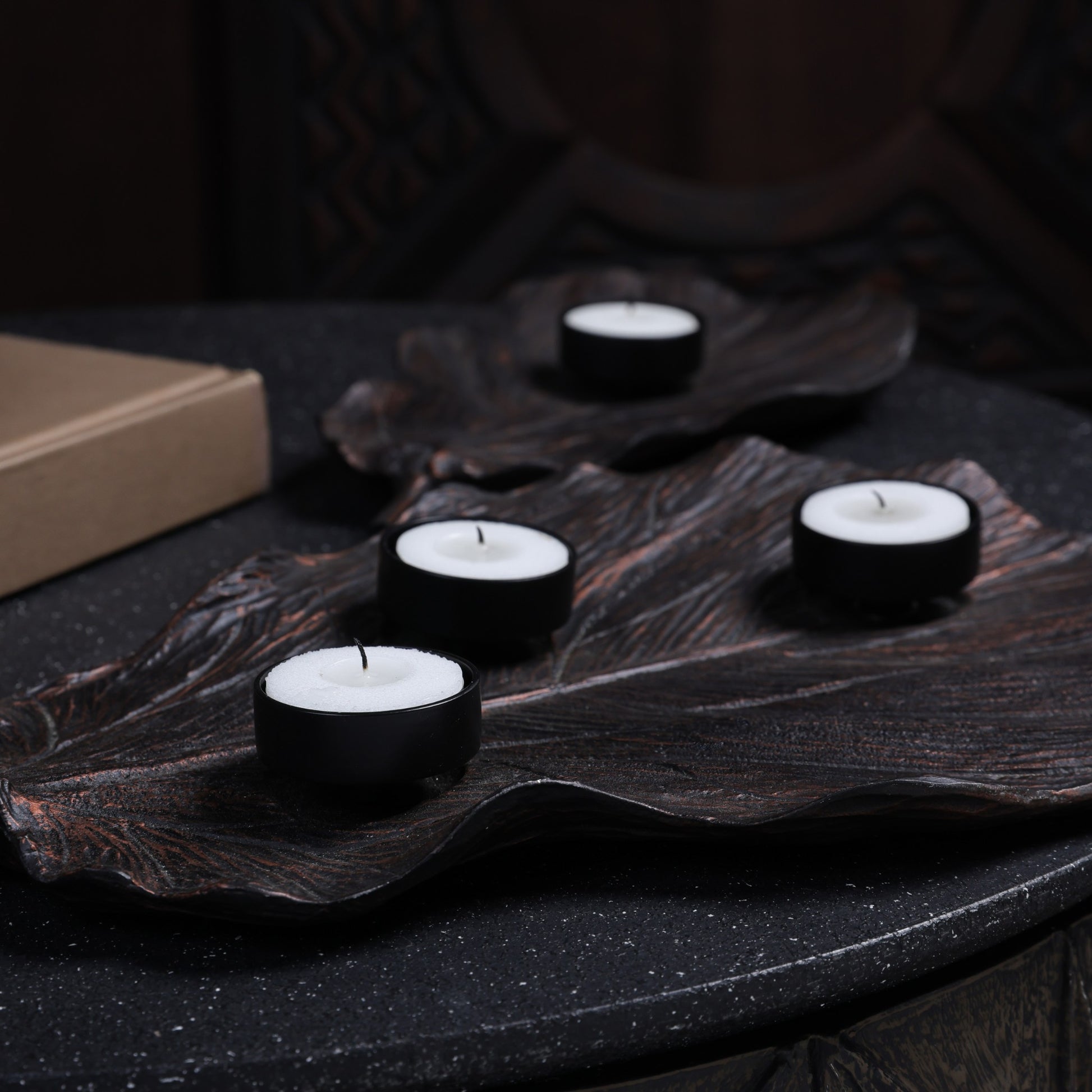 Folia Candle Plate - Copper