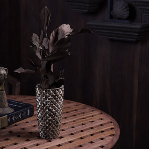Geodara Vase - Silver