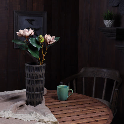 Geodara Vase - Brown
