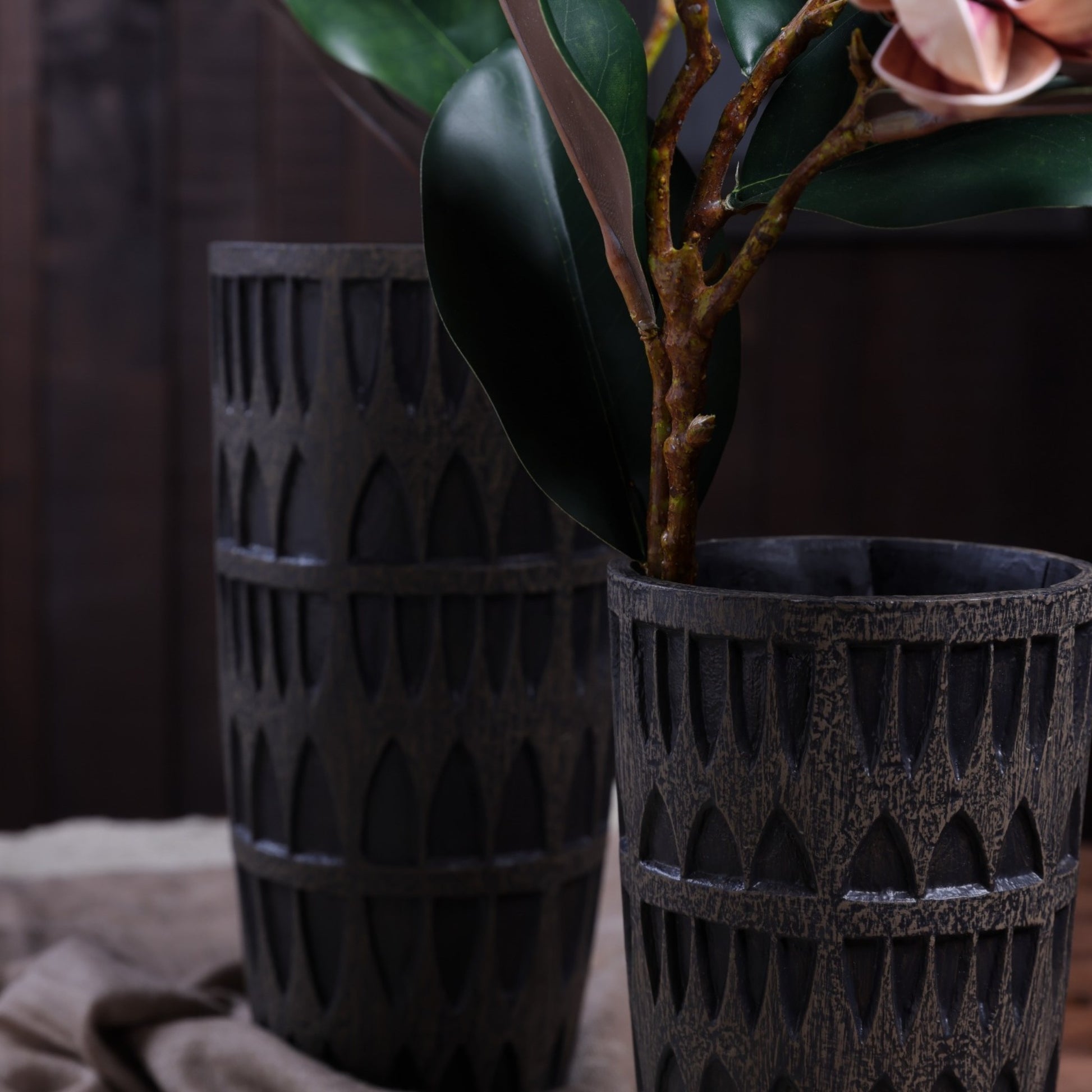 Petara Vase - Brown