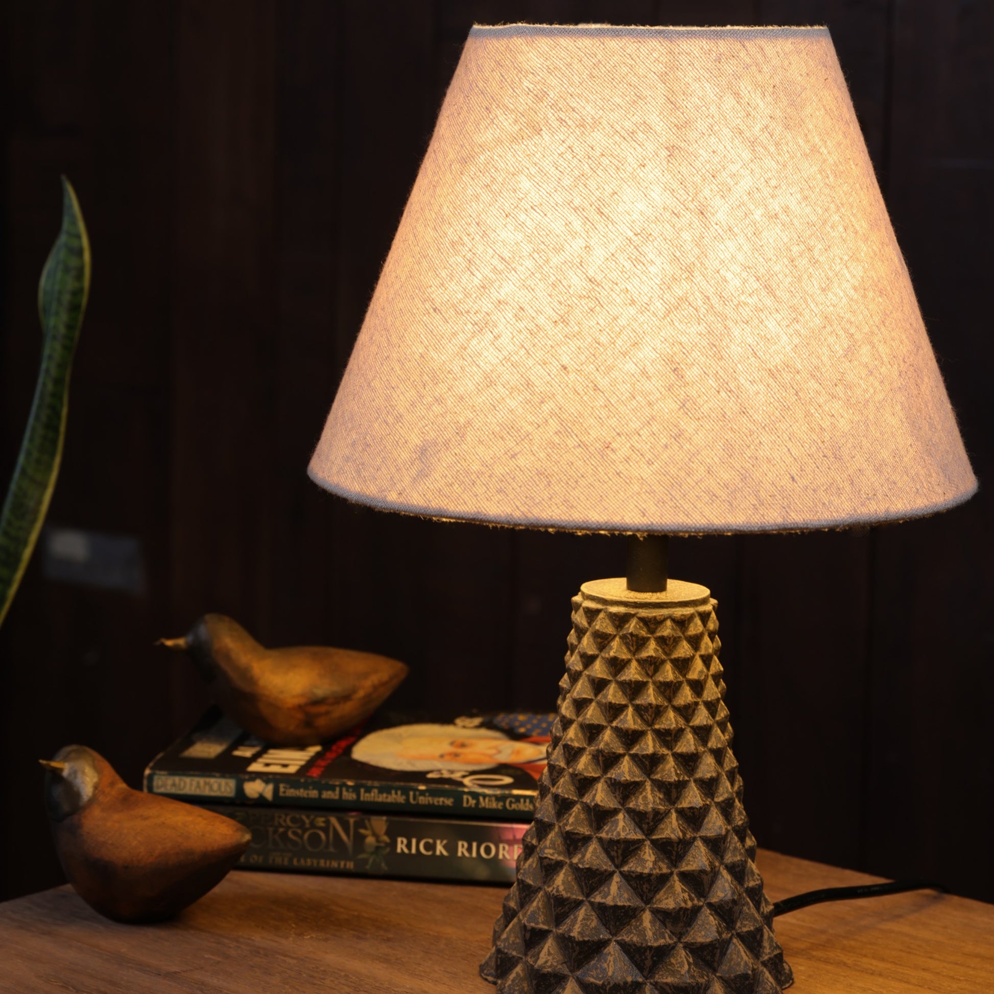 Geodara Table Lamp - Brown