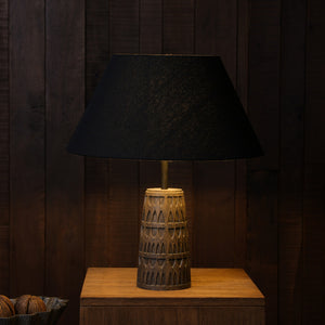Petara Table Lamp (Long) - Brown