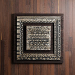 Framed Bandara Panel - Silver