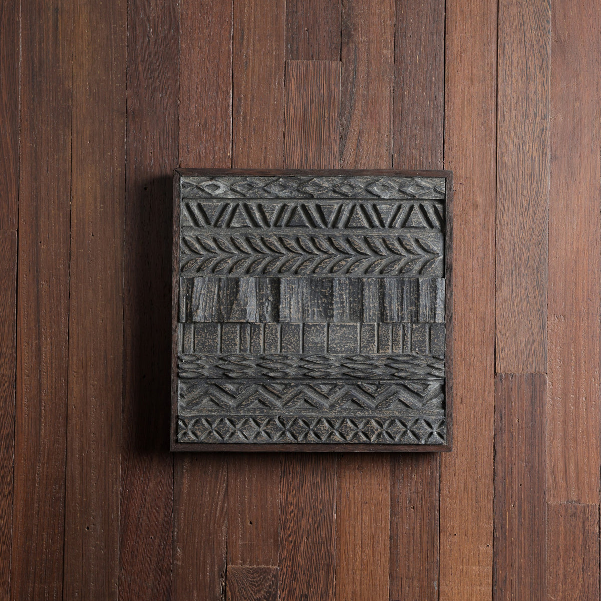 Banded Relief - Brown