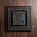 Framed Bandara Panel - Brown