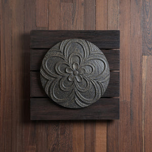 Rosette Bloom Disc - Brown