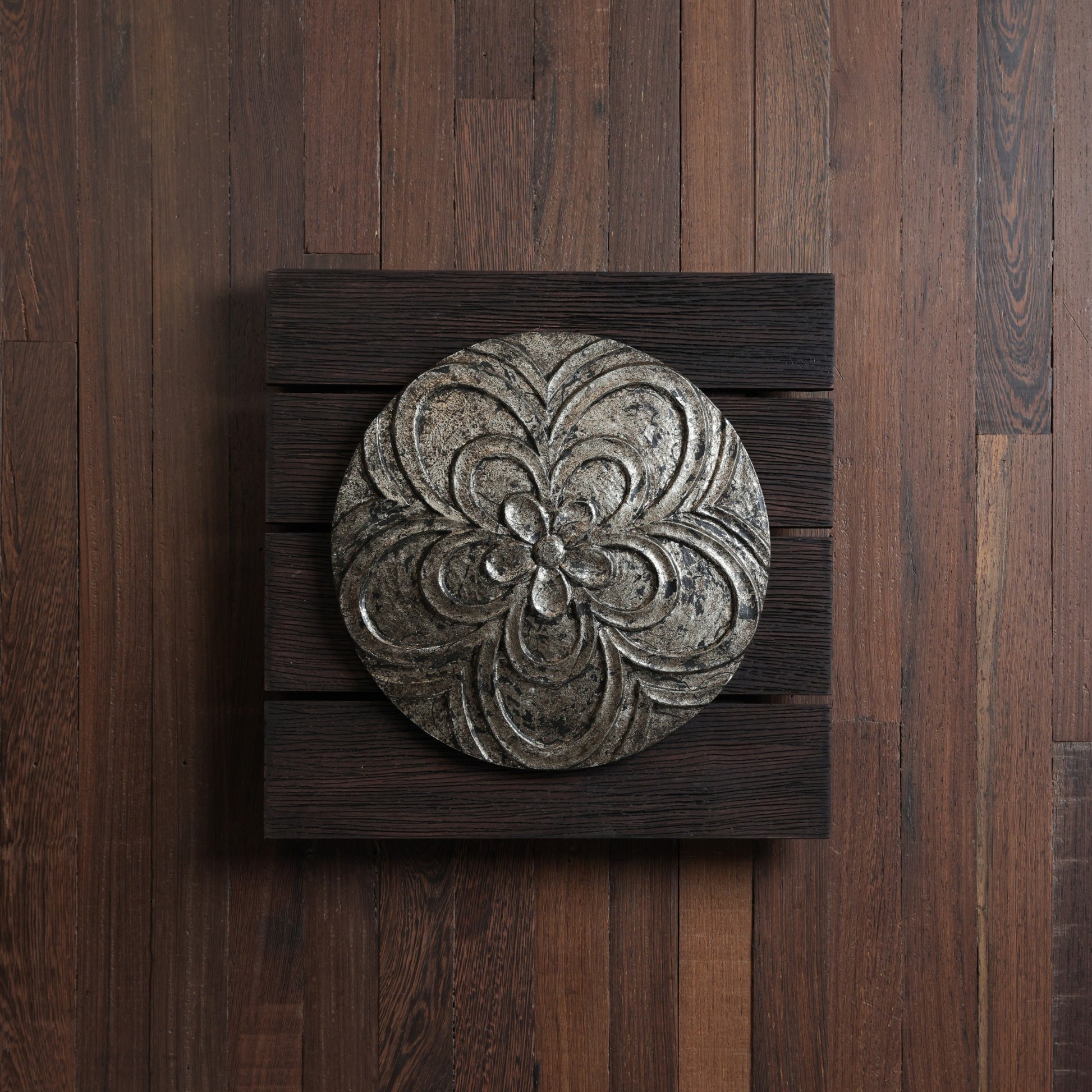 Rosette Bloom Disc - Silver