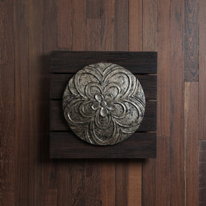 Rosette Bloom Disc - Silver
