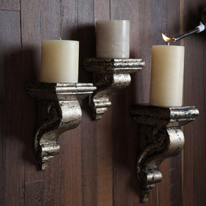 Ionic Scroll Bracket - Silver