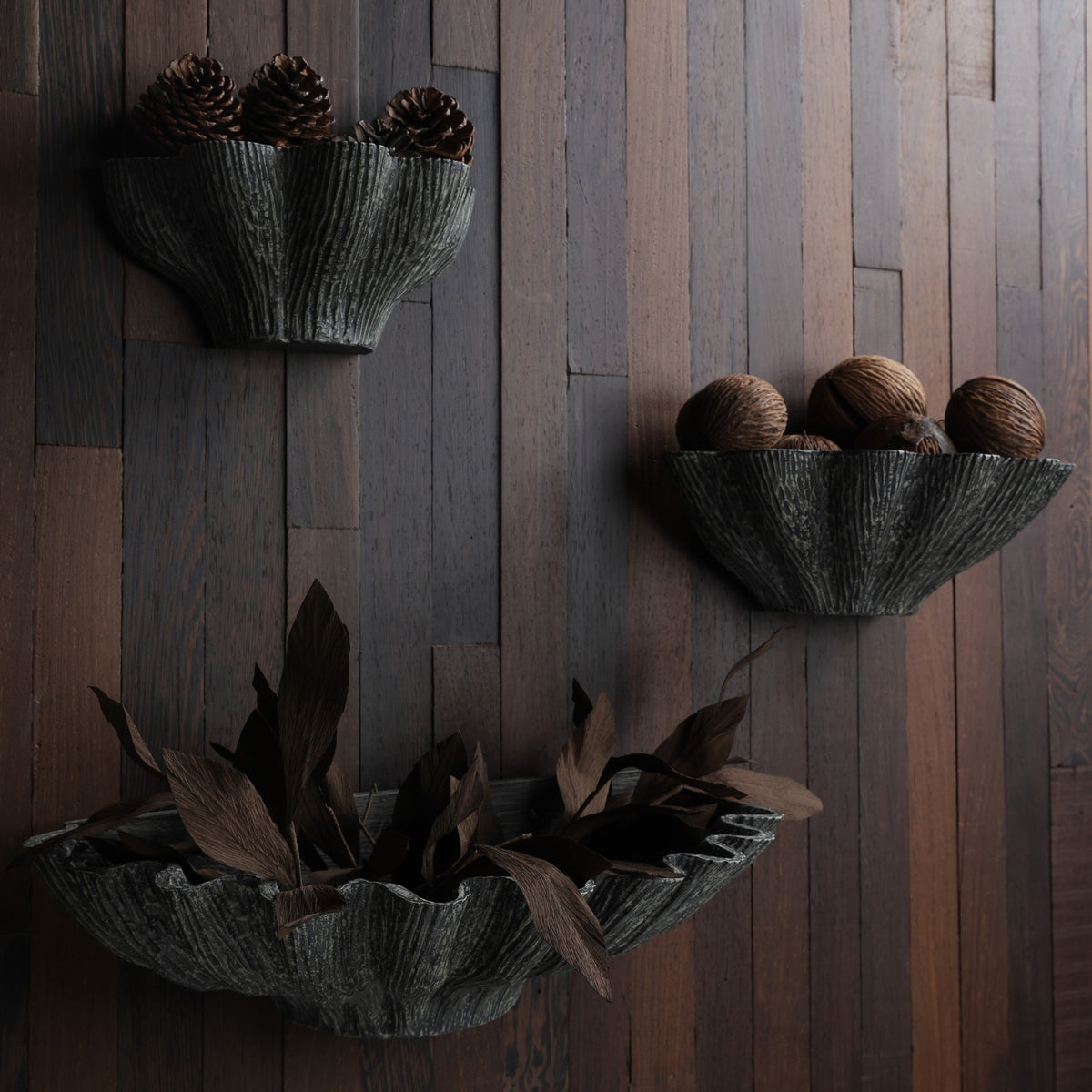 Corvara Wall Planter - Grey