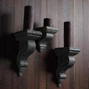 Ionic Scroll Bracket - Grey