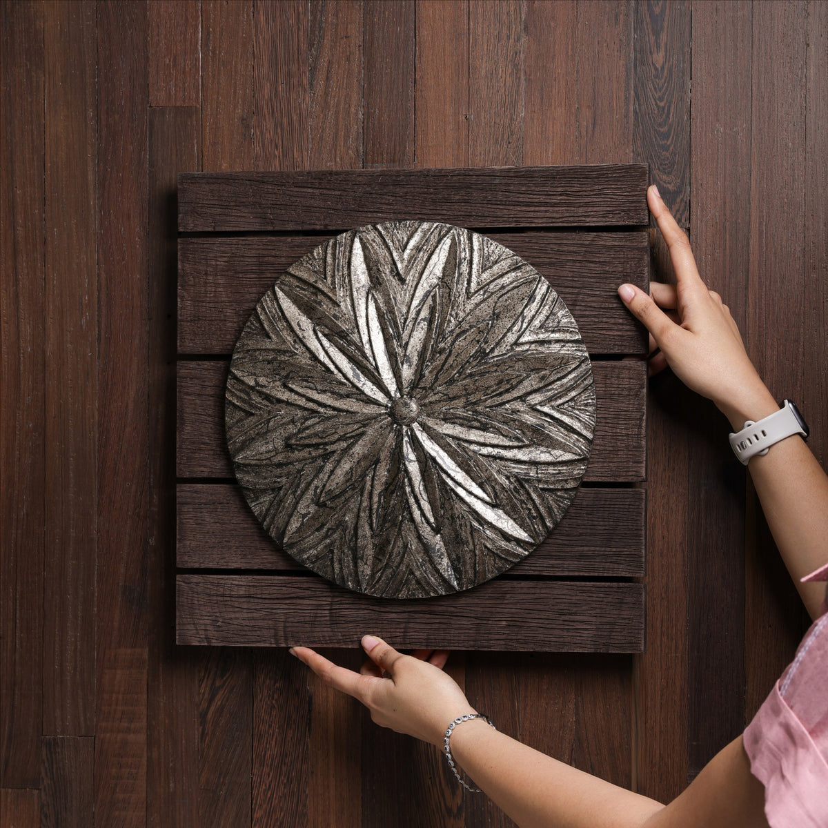Aster Bloom Disc - Silver